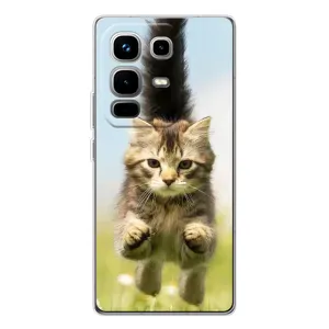 Чохли з Котиками для Infinix Note 50 Pro (VPrint) (Прижок кота)