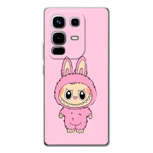 Чехол с принтом «Розовый Лабубу» для Infinix Note 50 Pro