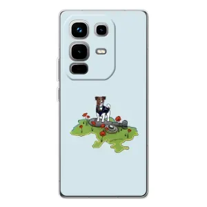 Чехлы с картинкой собаки Патрон для Infinix Note 50 Pro (AlphaPrint) (Сапер Пес)