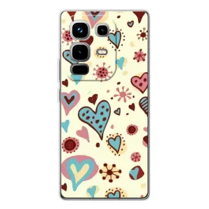 Чехлы для любимой на Ноте 50 Про (VPrint) (Сердечки)