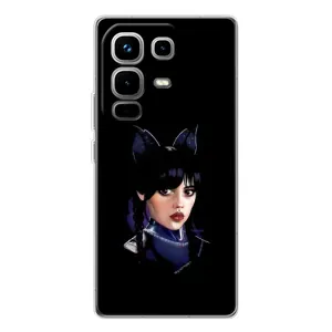 Чохли Венсдей на Infinix Note 50 Pro Уенсдей (AlphaPrint) (серйозна Венздей)