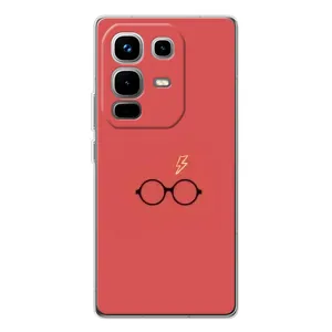 Чохли з Гаррі Поттером для Infinix Note 50 Pro (AlphaPrint) (шрам та окуляри)