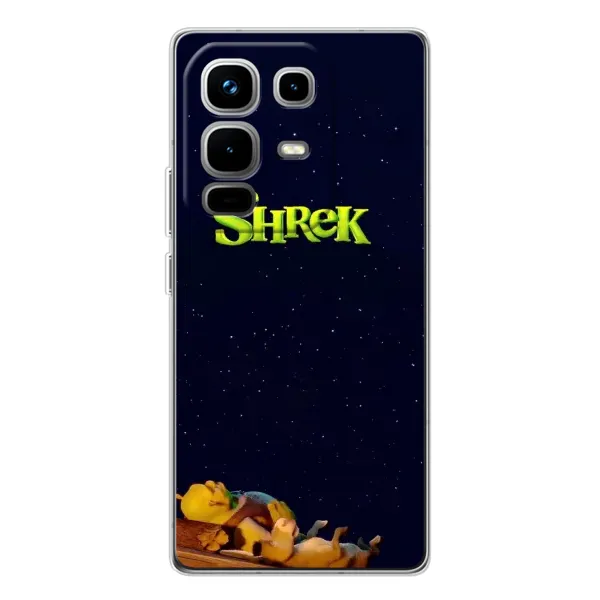 Чехол с принтом «Отдыхающий Шрек» для Infinix Note 50 Pro Чехол с принтом «Отдыхающий Шрек» для Infinix Note 50 Pro
