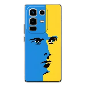 Украинские Чехлы для Infinix Note 50 Pro с картинкой УПА (AlphaPrint) (Степан Бандера)