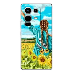 Чехол для Патриота Украины Infinix Note 50 Pro - (AlphaPrint) (Украиночка)