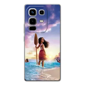Чехол с принтом «Моана с веслом» для Infinix Note 50 Pro