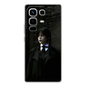 Чехол с принтом «Темный стиль Уэнздей» для Infinix Note 50 Pro