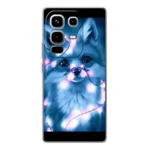 Чохли з картинкою Лисичка для Infinix Note 50 Pro (VPrint) (Яскрава лисичка)
