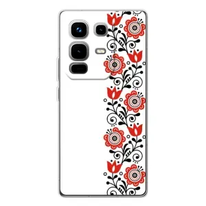 Чехол для Патриота Украины Infinix Note 50 Pro - (AlphaPrint) (Яркая вишиванка)