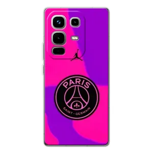 Чохли PSG для Infinix Note 50 Pro (AlphaPrint) (яскравий ПСЖ)