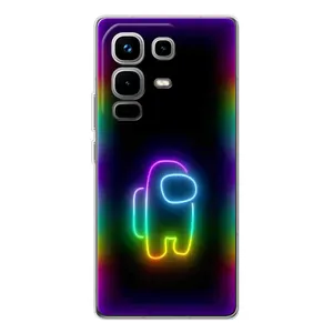 Чехол Амонг Ас для Infinix Note 50 Pro (AlphaPrint) (Яркий скин)