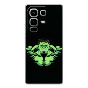 Чохли з героями Марвел Infinix Note 50 Pro (VPrint) (Зелений Халк)