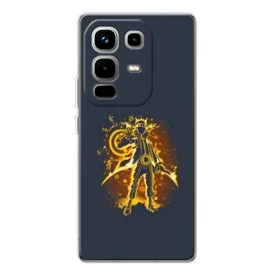 Naruto Anime Чохли для Ноте 50 Про (AlphaPrint) (золотий Наруто)