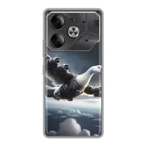Чехол с мемом Тралалело тралала на Infinix Note 60 Ultra (Бомбардини гусини)