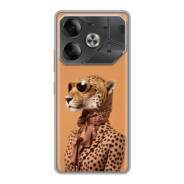 Чехол с принтом «Стильный леопард» для Infinix Note 60 Ultra
