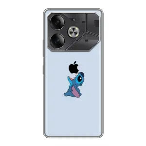 Чохол з принтом Стіч на Infinix Note 60 Ultra (Stitch apple)