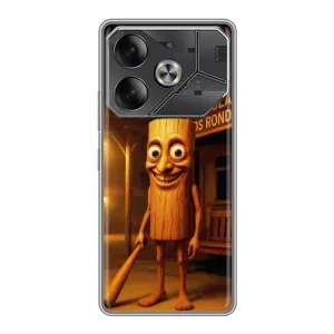 Чехол с мемом Тралалело тралала на Infinix Note 60 Ultra (Тунг тунг сахур)