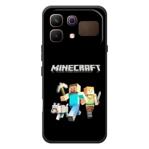 Чохол Майнкрафт на Infinix Note 60 (AlphaPrint) Minecraft (герої Minecraft)