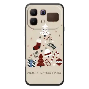 Рождественские, Праздничные Чехлы для Инфиникс Ноут 60 (Merry Christmas)