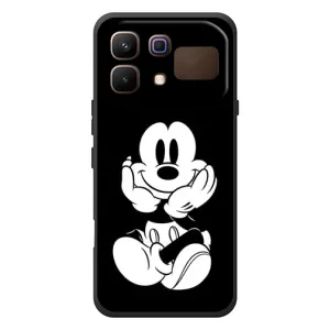 Міккі Маус чохол для Infinix Note 60 (AlphaPrint - Мультяшні) (Маус на чорному)