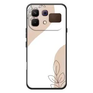 Силконовий чохол з принтом в квітах на Infinix Note 60