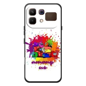 Чехол Амонг Ас для Infinix Note 60 (AlphaPrint) (Яркий АмонгАс)