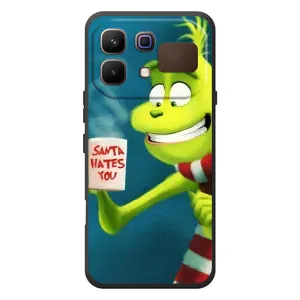 Різдвяні Чохли для Infinix Note 60 (VPrint) (Зелений Грінч)