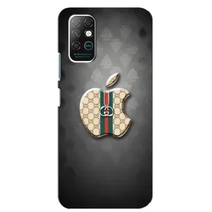 Чехлы ГУЧЧИ для Инфиникс Ноут 8 (AlphaPrint) (Apple gucci)