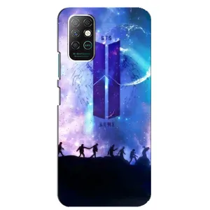 Чехлы BTS для Infinix Note 8 (AlphaPrint) (Army BTS)