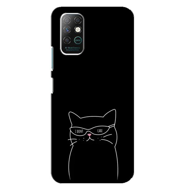 Чехол с принтом «Равнодушный кот» для Infinix Note 8 Чехол с принтом «Равнодушный кот» для Infinix Note 8