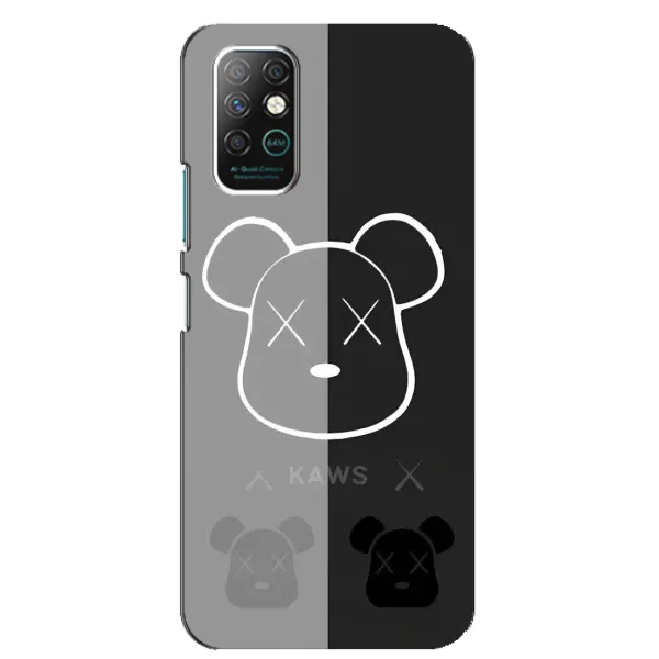 Чехол с принтом «БеарБрик глаза» для Infinix Note 8