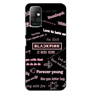 Чехол с музыкальной группой для Infinix Note 8 (BLACKPINK)