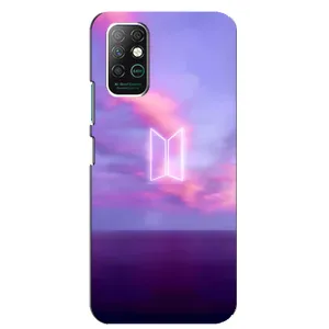 Чехлы BTS для Infinix Note 8 (AlphaPrint) (BTS логотип)