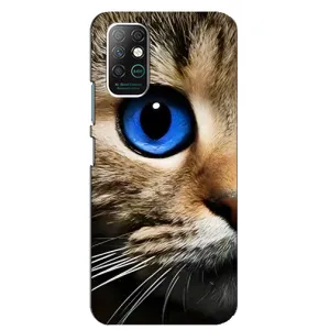Чехлы с Котиками для Infinix Note 8 (VPrint) (Глаз кота)