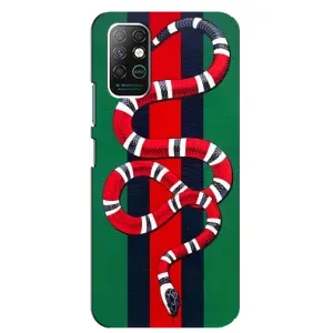 Чехлы ГУЧЧИ для Инфиникс Ноут 8 (AlphaPrint) (Gucci змия)