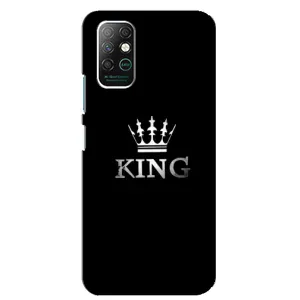 Чехол с Короной Инфиникс Ноут 8 - (AlphaPrint) (KING)