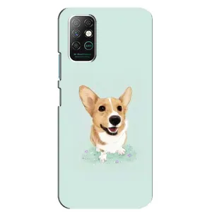 Чехлы с собаками для Infinix Note 8 (VPrint) (Корги)