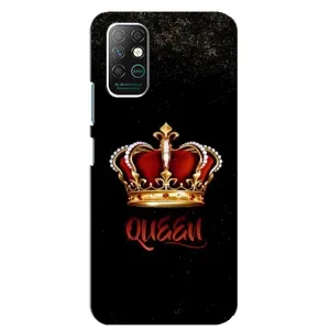 Чехол с Короной Инфиникс Ноут 8 - (AlphaPrint) (Корона короля)