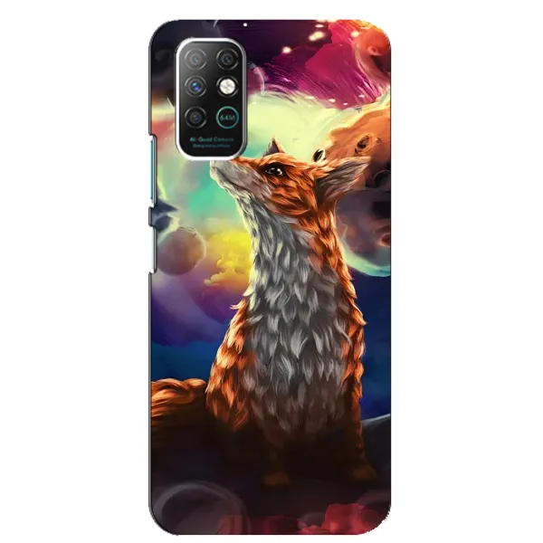 Чохол з принтом «Лисичка в космосі» для Infinix Note 8 Чохол з принтом «Лисичка в космосі» для Infinix Note 8
