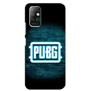 Чехол PUBG для Инфиникс Ноут 8 (AlphaPrint) (Лого PUBG)