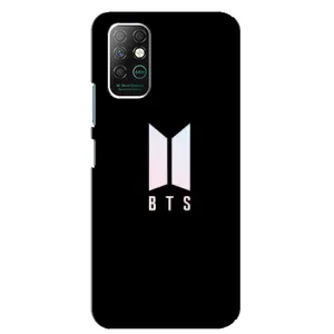Чехлы BTS для Infinix Note 8 (AlphaPrint) (Лого BTS)