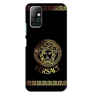 Чехлы VERSACE для Инфиникс Ноут 8 (PREMIUMPrint) (Logo Versace)