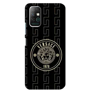 Чехлы VERSACE для Инфиникс Ноут 8 (PREMIUMPrint) (Лого Версаче)