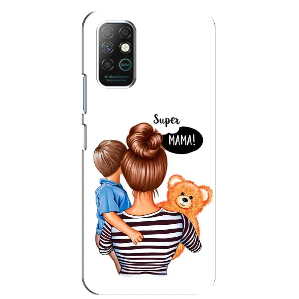Чехол с принтом «Мама с сыном» для Infinix Note 8
