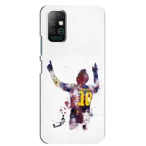 Чехлы Месси для Infinix Note 8 (AlphaPrint) (Messi Barca)