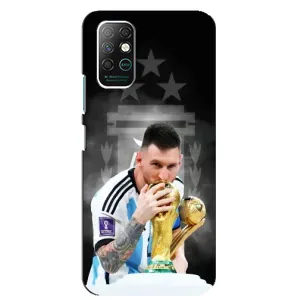 Чехлы для Infinix Note 8 (Leo чемпион) (AlphaPrint) (Месси Чемпион)