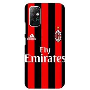 Чехлы для Infinix Note 8 (VPrint) - Футбольные клубы (Milan)