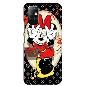 Чехол Disney Mouse Infinix Note 8 (PREMIUMPrint) (Минни peace)