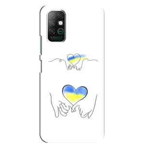 Чехол для Патриота Украины Infinix Note 8 - (AlphaPrint) (Мир Украине)