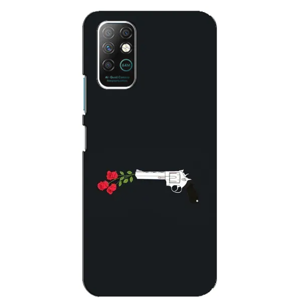 Чохол з принтом «Неочікувані квіти» для Infinix Note 8